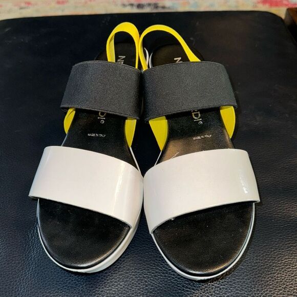 NR Rapisardi Lisa Patent Leather Platform Wedge Sandals EU 40 US 9 - Picture 2 of 7